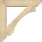 Ekena Millwork Imperial Slat Rough Sawn Bracket w/ Offset Brace, Douglas Fir, 8"W x 40"D x 40"H BKT0806X40X40IMP06RDF - alternate 3